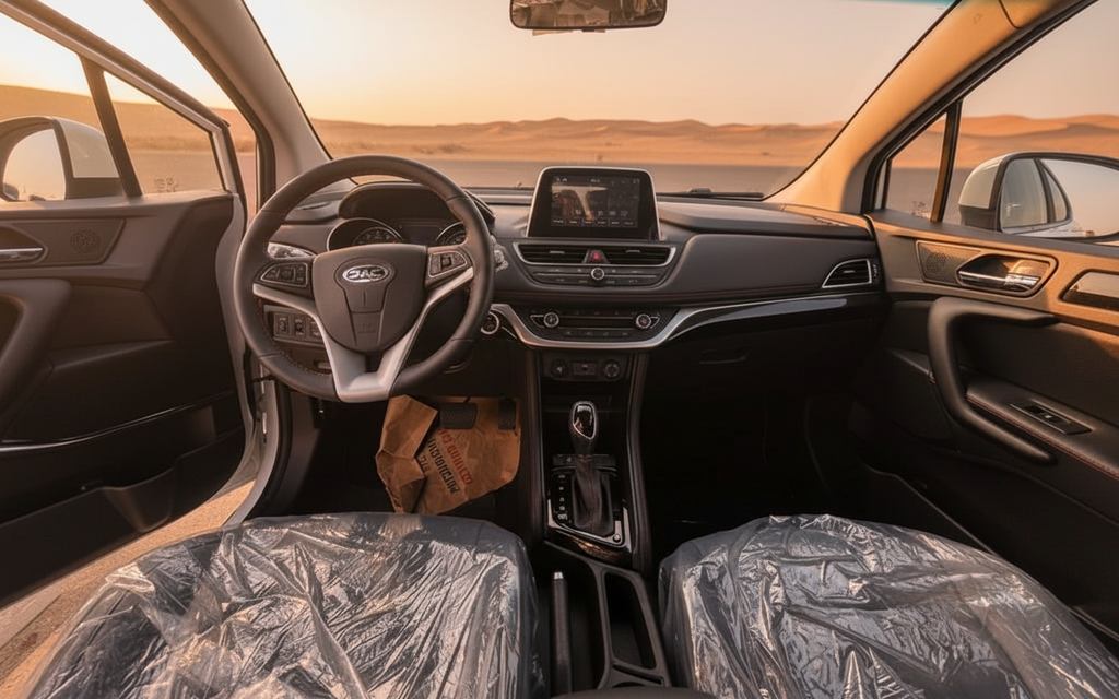 Jac S3 2023 interior view showing trim