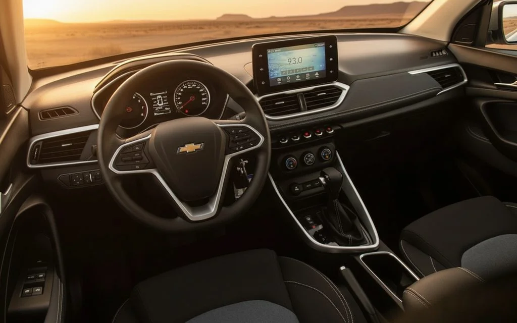 Chevrolet Captiva 2023 interior view showing trim