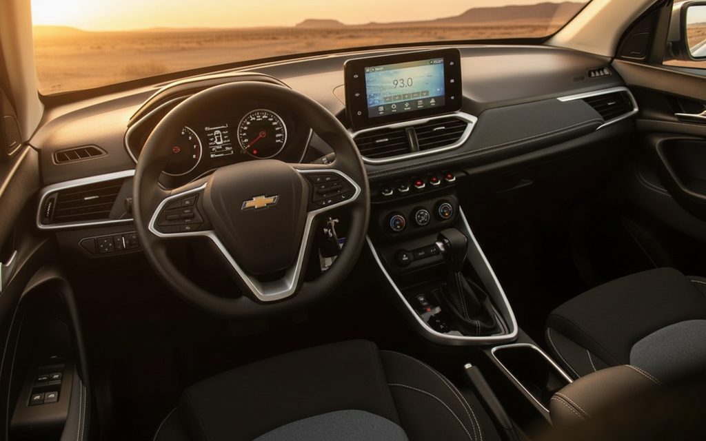 Chevrolet Captiva 2023 interior view showing trim
