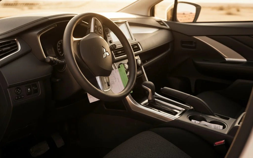 Mitsubishi Xpander 2024 interior view showing trim