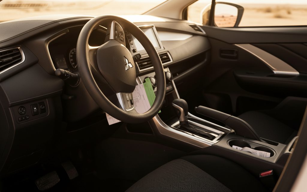 Mitsubishi Xpander 2024 interior view showing trim