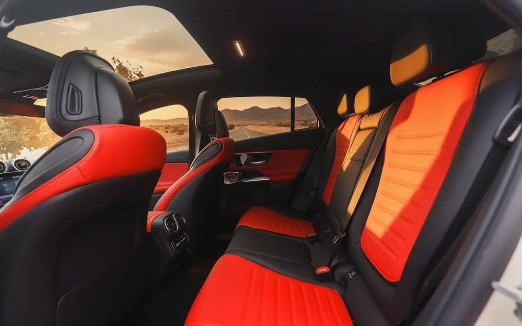 Mercedes Glc200 2024 leather seats and cabin