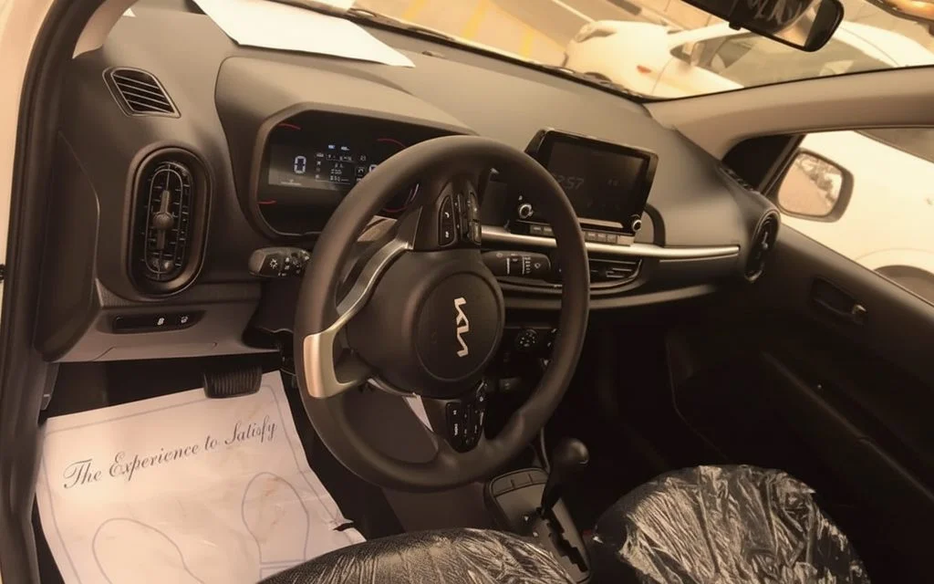 Kia Picanto 2025 interior view showing trim