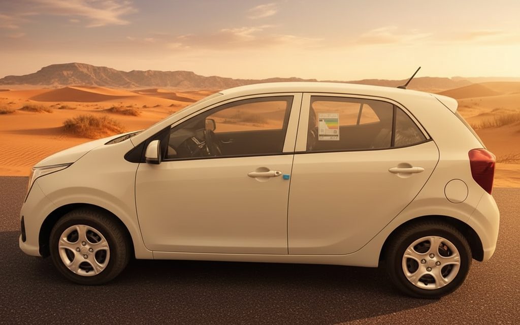 Kia Picanto 2025 Beige side profile