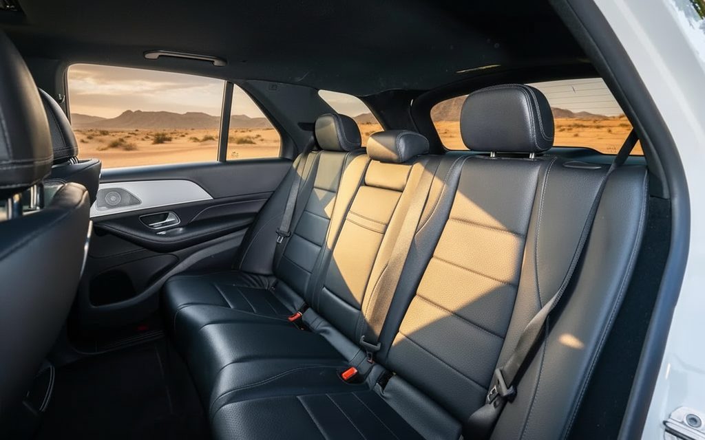 Mercedes Gle350 2021 leather seats and cabin