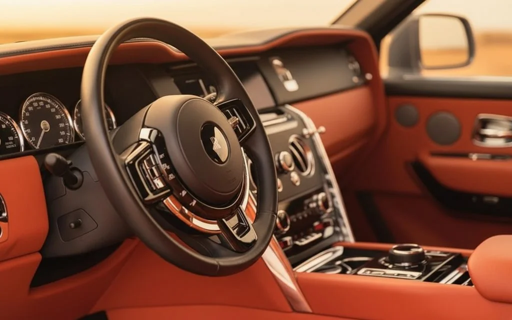 RollsRoyce Cullinan 2020 dashboard and infotainment