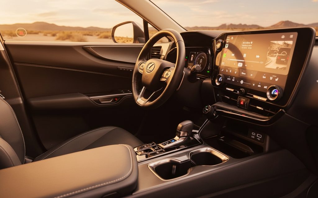 Lexus Nx 2022 dashboard and infotainment