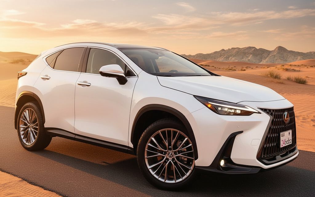 Lexus Nx 2022 White side profile