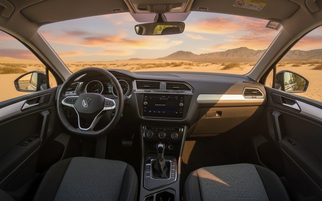 Volkswagen Tiguan 2024 interior view showing trim