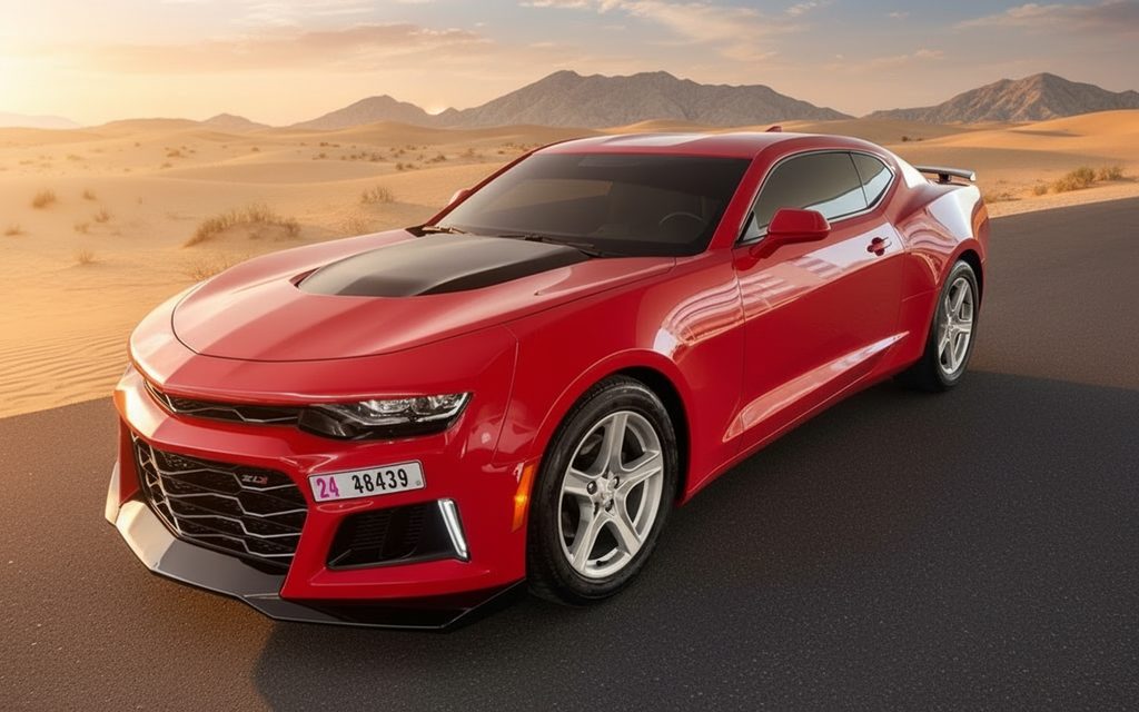 Rent Chevrolet Camaro 2020 Red in Dubai