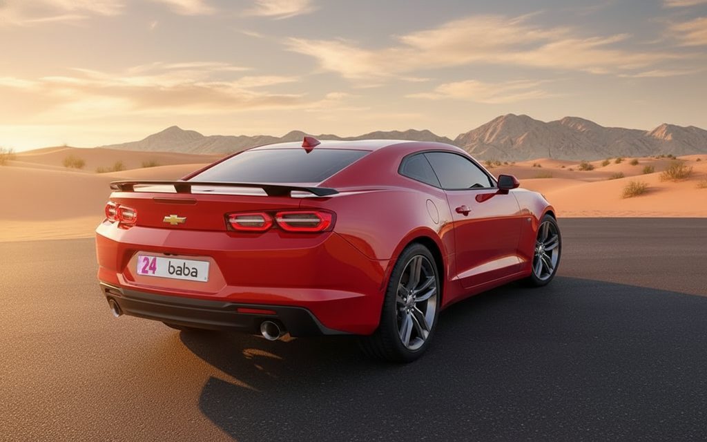 Chevrolet Camaro 2020 Red rear view showing taillights