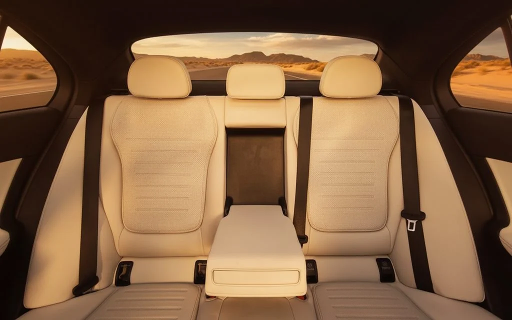 Mercedes C300 2023 leather seats and cabin