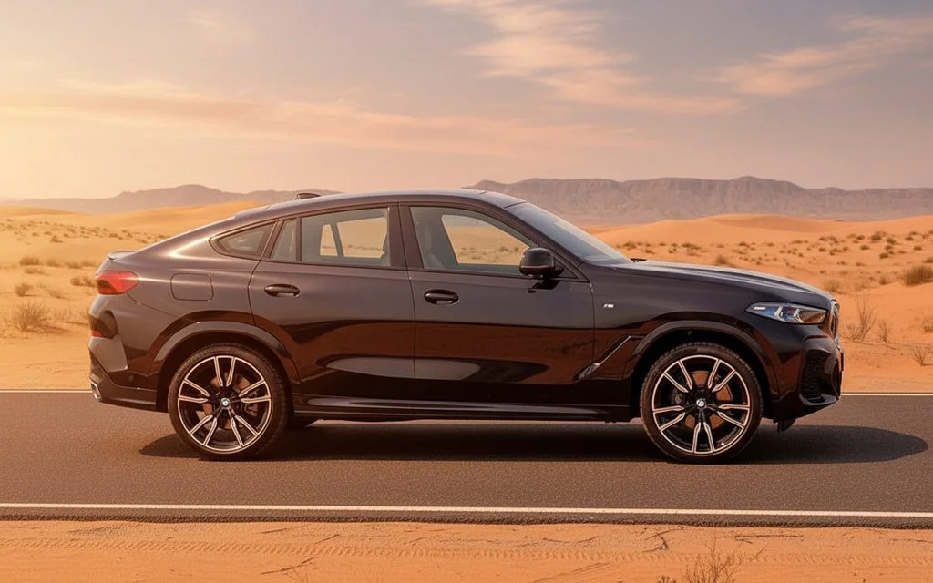 Bmw X6 2025 Black side profile
