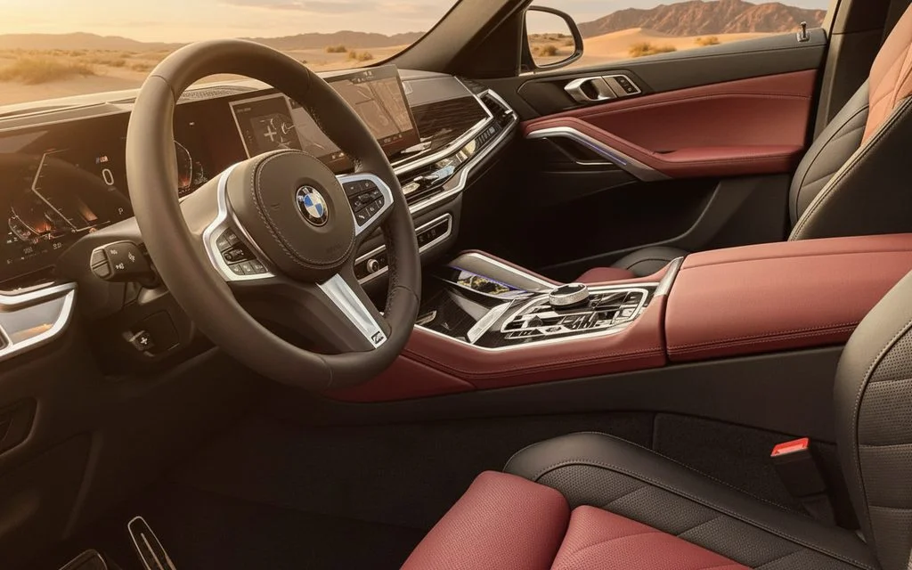 Bmw X6 2025 dashboard and infotainment