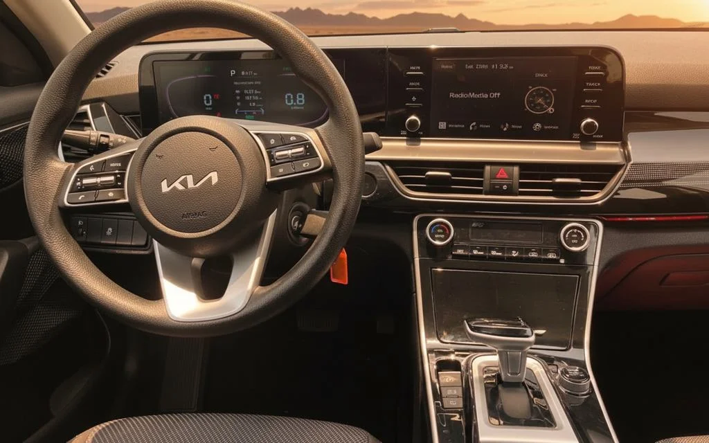 Kia Seltos 2024 interior view showing trim