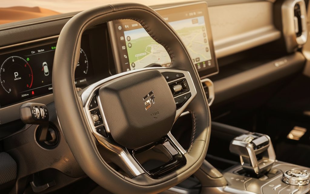 Jetour T2 2024 interior view showing trim