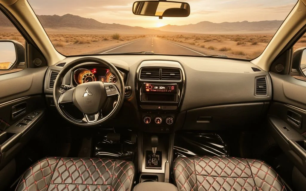 Mitsubishi Asx 2022 interior view showing trim