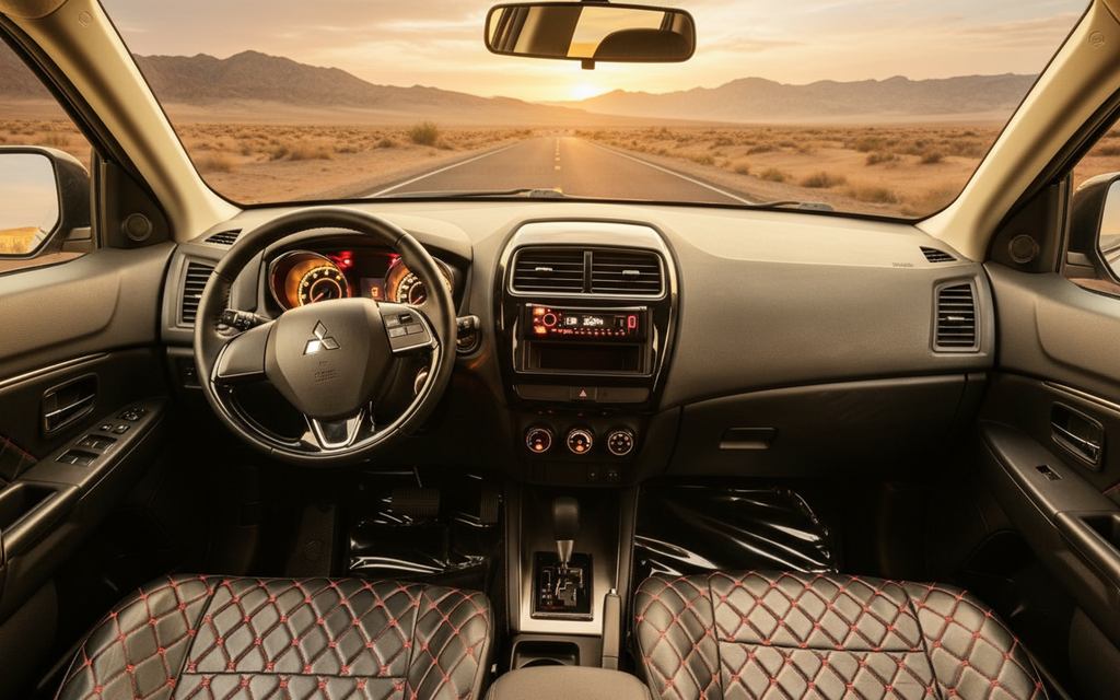 Mitsubishi Asx 2022 interior view showing trim