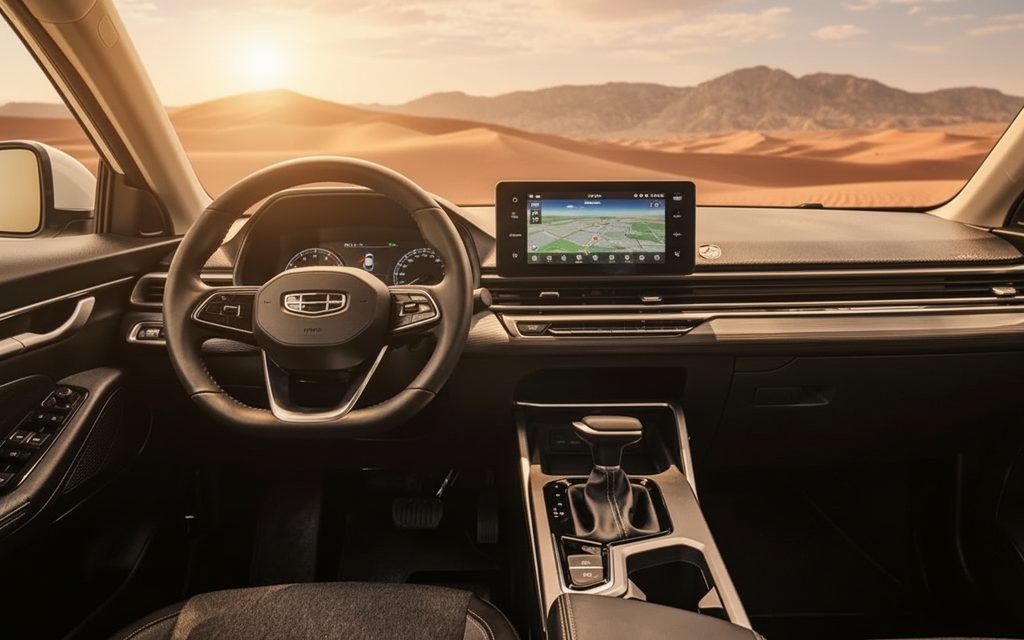 Geely Emgrand 2025 interior view showing trim