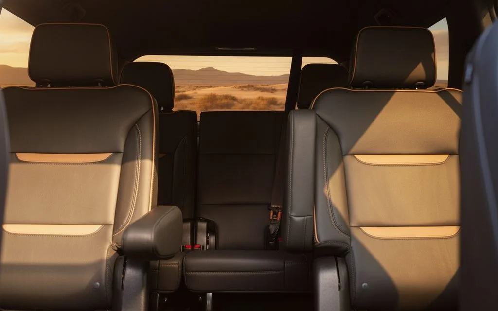 Gmc Yukon 2023 leather seats and cabin