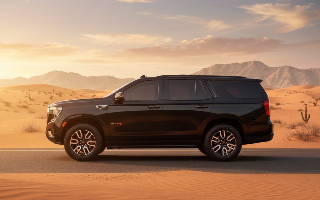 Gmc Yukon 2023 Black side profile