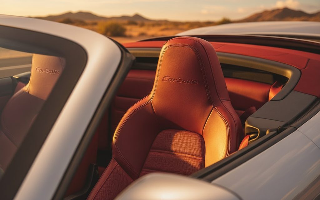 Porsche 911 2025 leather seats and cabin