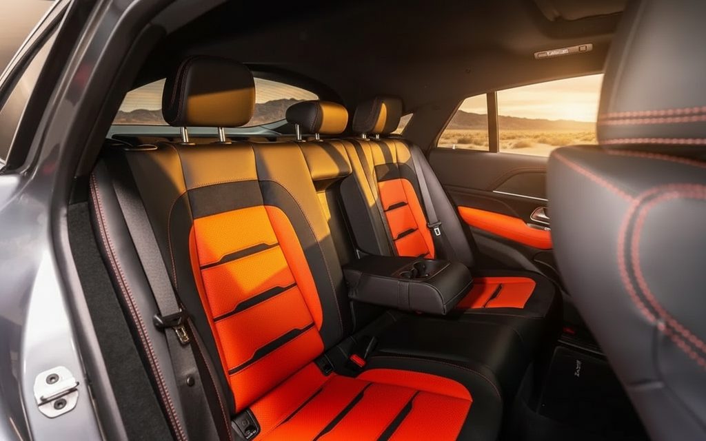 Mercedes Gle53 2022 leather seats and cabin