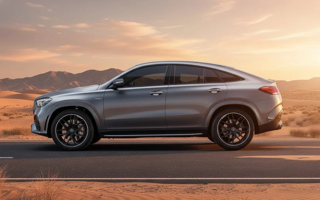 Mercedes Gle53 2022 Grey side profile