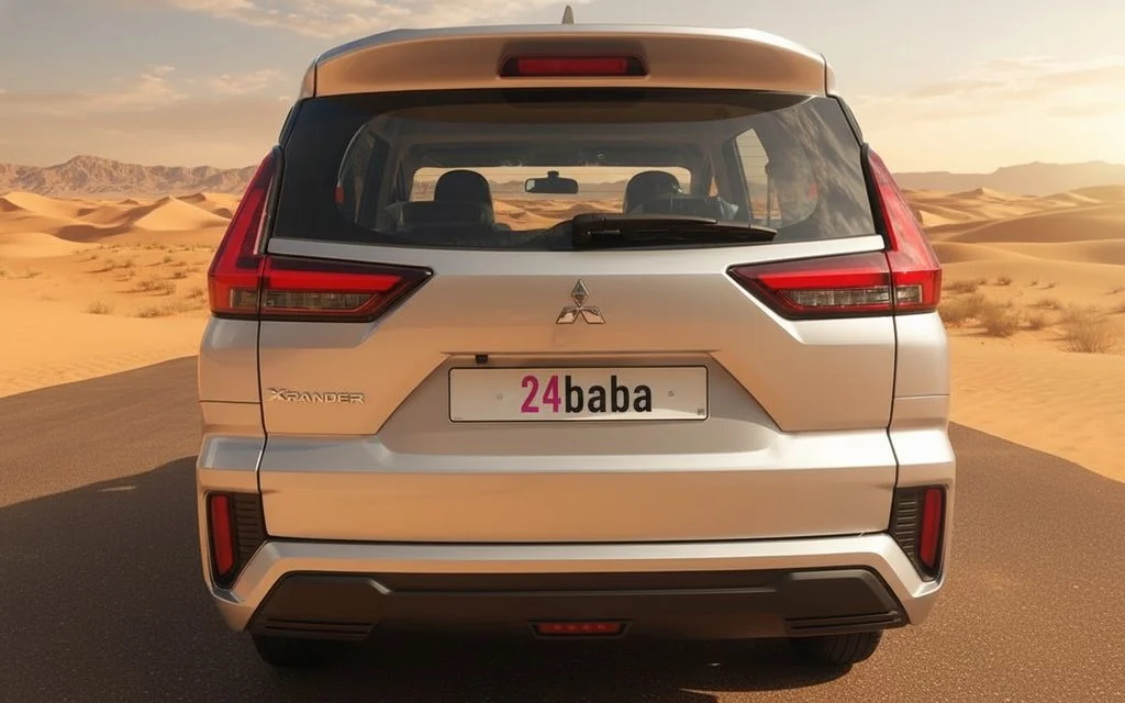 Mitsubishi Xpander 2025 Silver rear view showing taillights