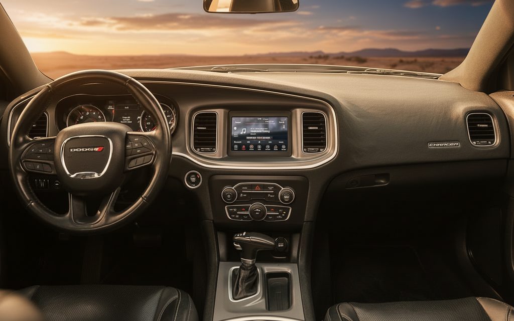 Dodge Charger 2022 dashboard and infotainment