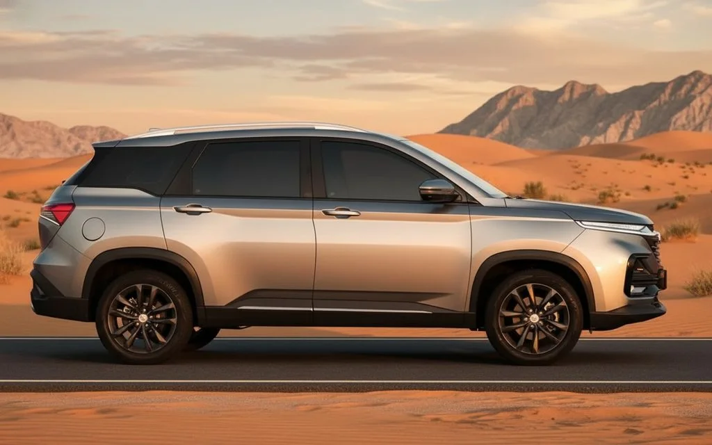 Chevrolet Captiva 2024 Silver side profile