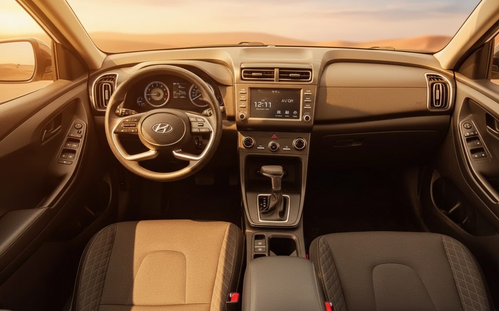 Hyundai Creta 2023 interior view showing trim