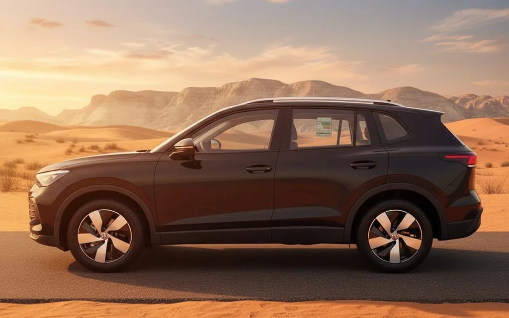 Volkswagen Tiguan 2025 Black side profile