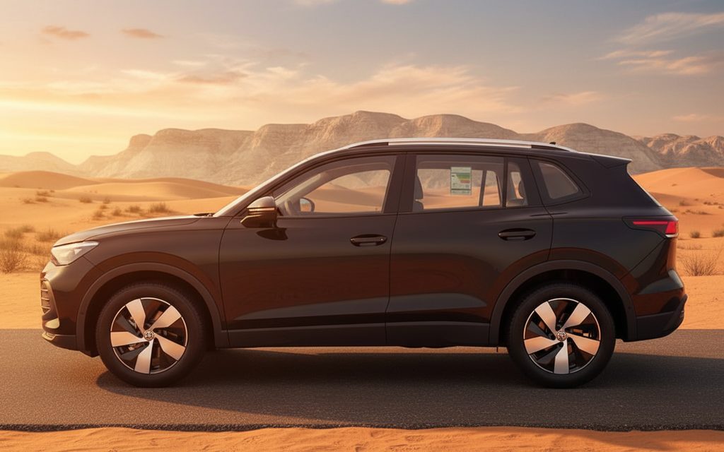 Volkswagen Tiguan 2025 Black side profile