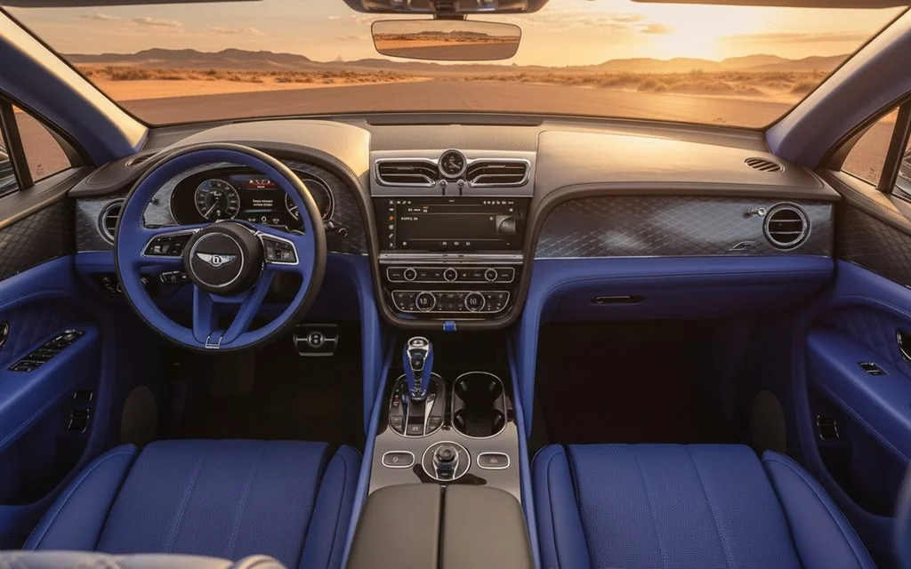 Bentley Bentayga 2022 dashboard and infotainment