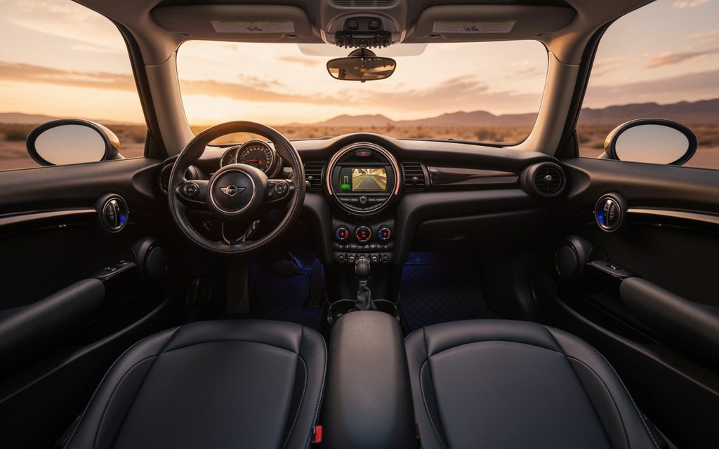 Mini Cooper 2025 interior view showing trim