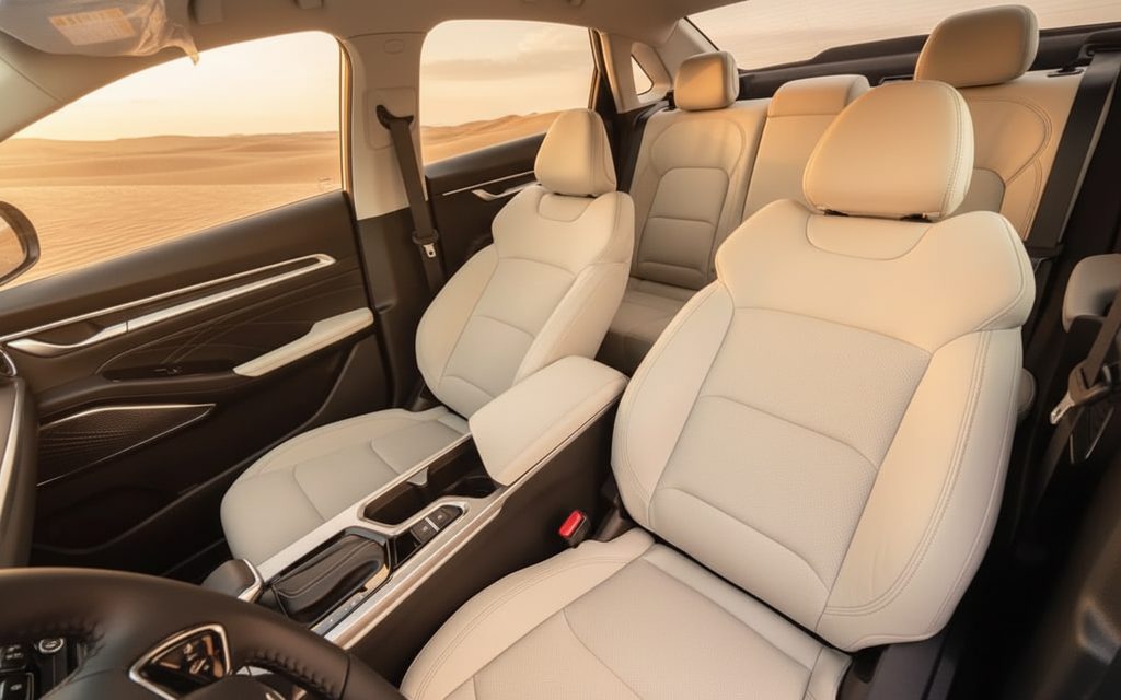 Geely Emgrand 2023 leather seats and cabin