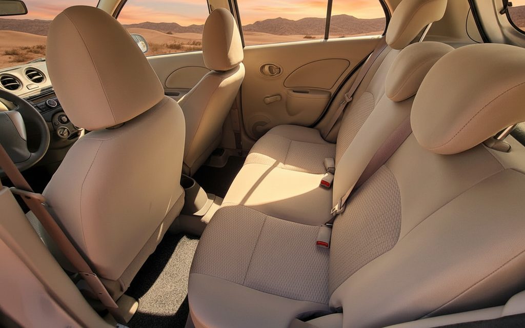 Nissan Micra 2025 leather seats and cabin