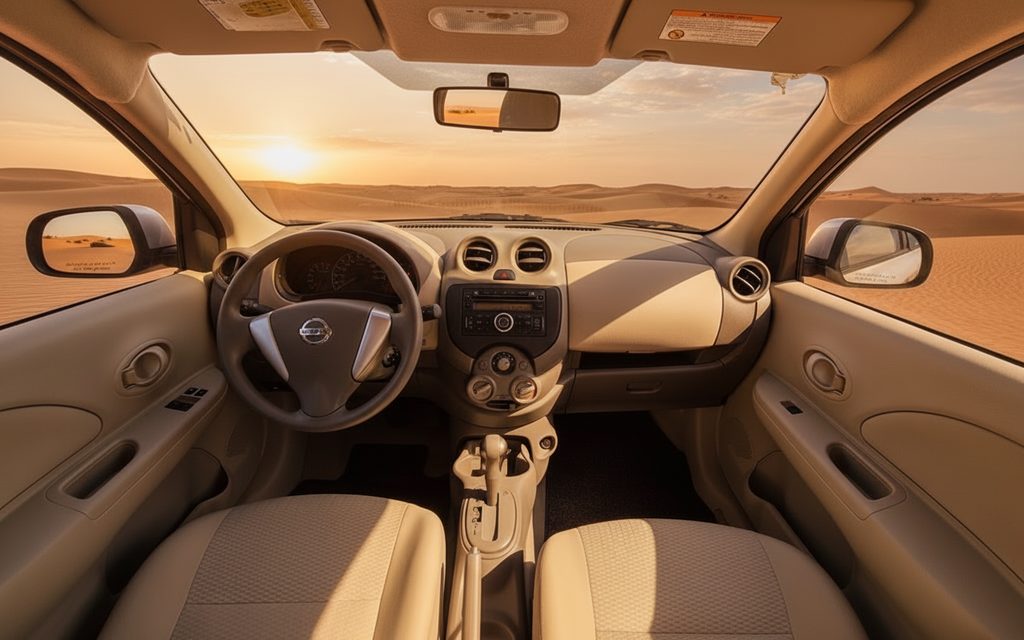 Nissan Micra 2025 interior view showing trim