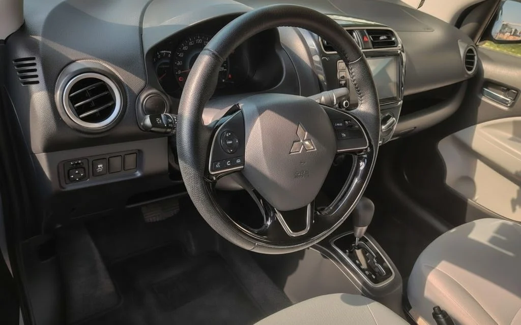 Mitsubishi Attrage 2023 interior view showing trim