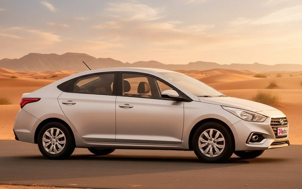 Hyundai Accent 2020 Silver side profile