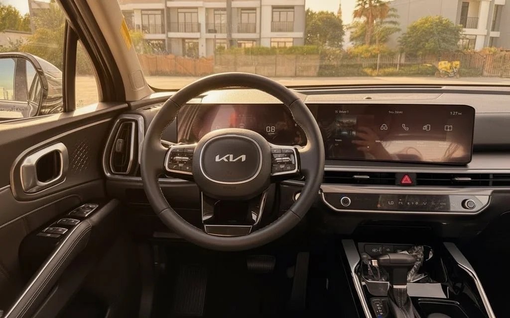 Kia Sorento 2024 interior view showing trim