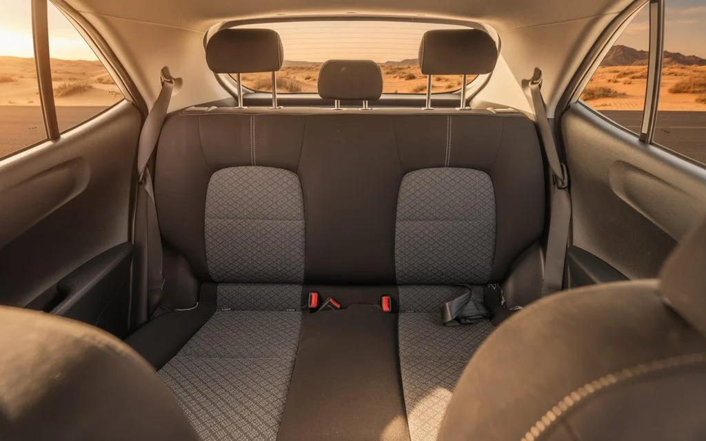 Kia Picanto 2024 leather seats and cabin