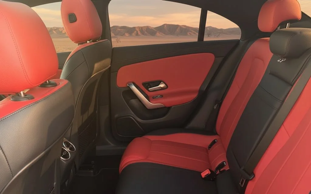 Mercedes Cla250 2023 leather seats and cabin