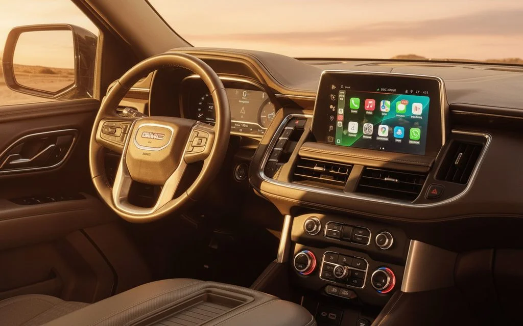 Gmc Yukon 2024 dashboard and infotainment