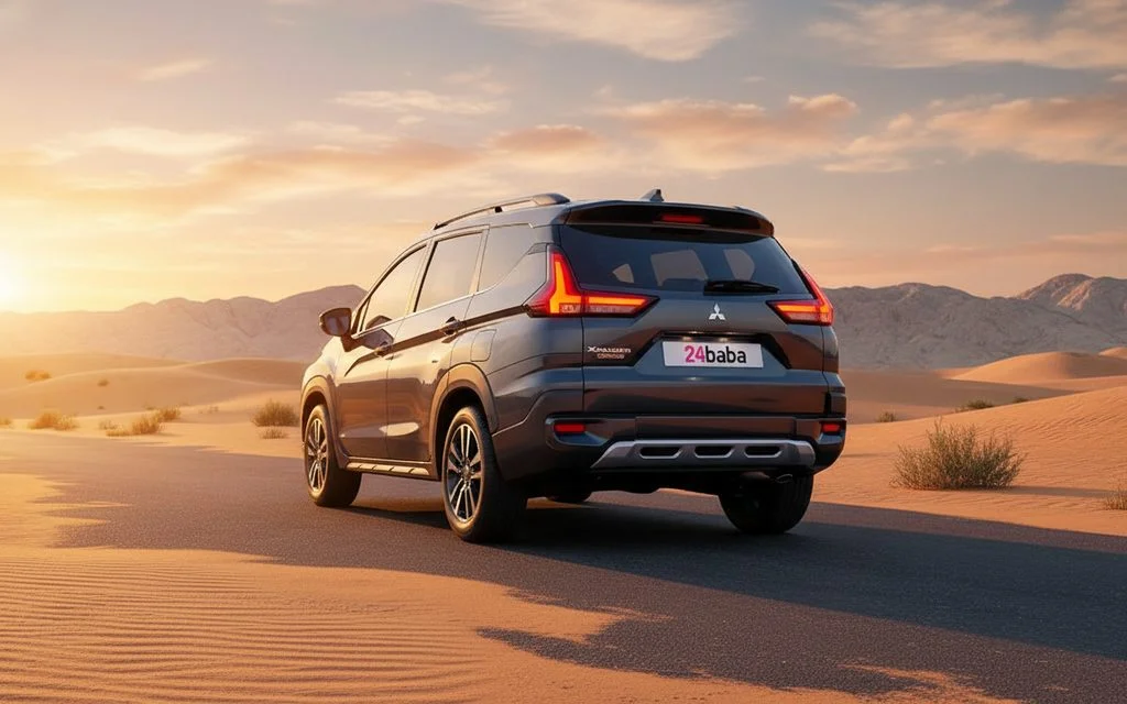 Mitsubishi Xpander 2024 Black rear view showing taillights