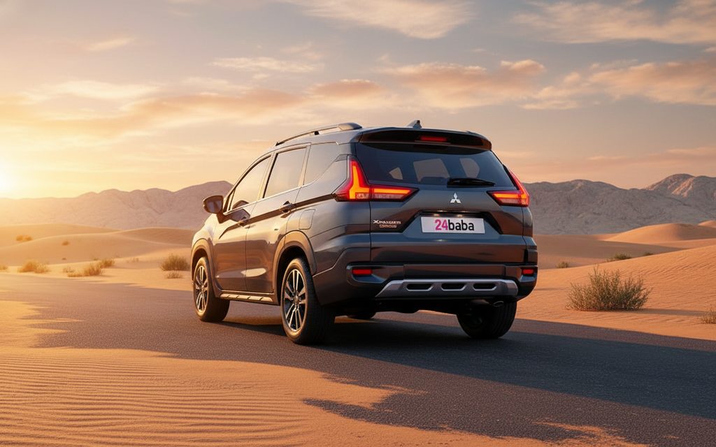 Mitsubishi Xpander 2024 Black rear view showing taillights