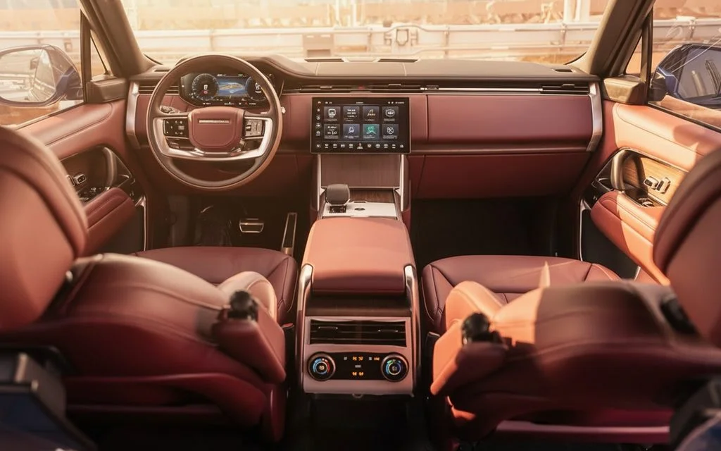 LandRover RangeRoverVogueHse 2025 dashboard and infotainment – rental in Dubai