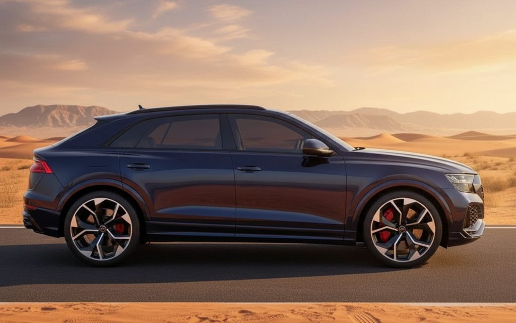 Audi RsQ8 2022 Black side profile