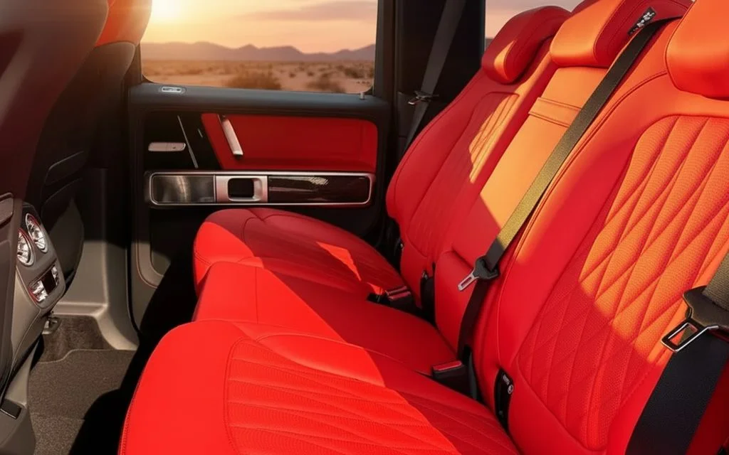 Mercedes G63 2025 leather seats and cabin